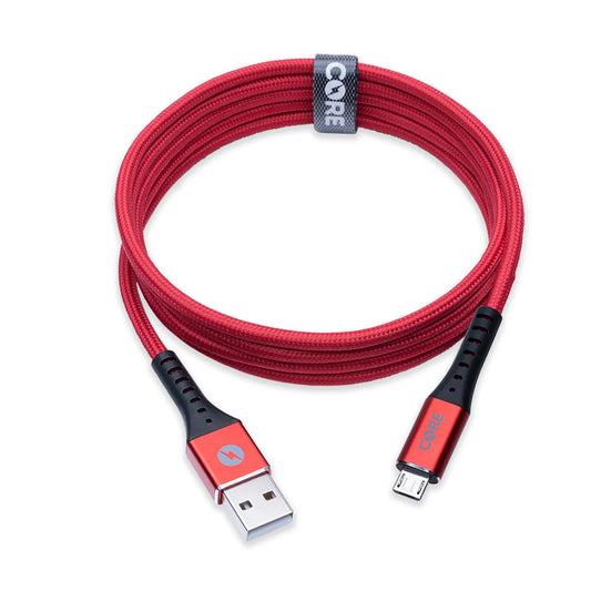 Core 1.5m Micro USB Cable -  Red