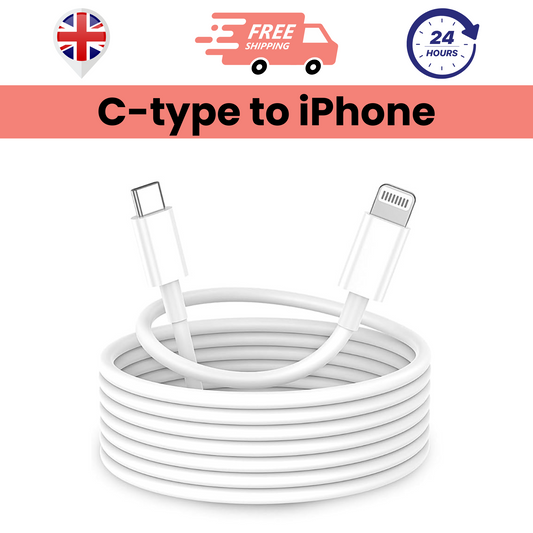 USB C To Lightning Cable (2M/6FT)